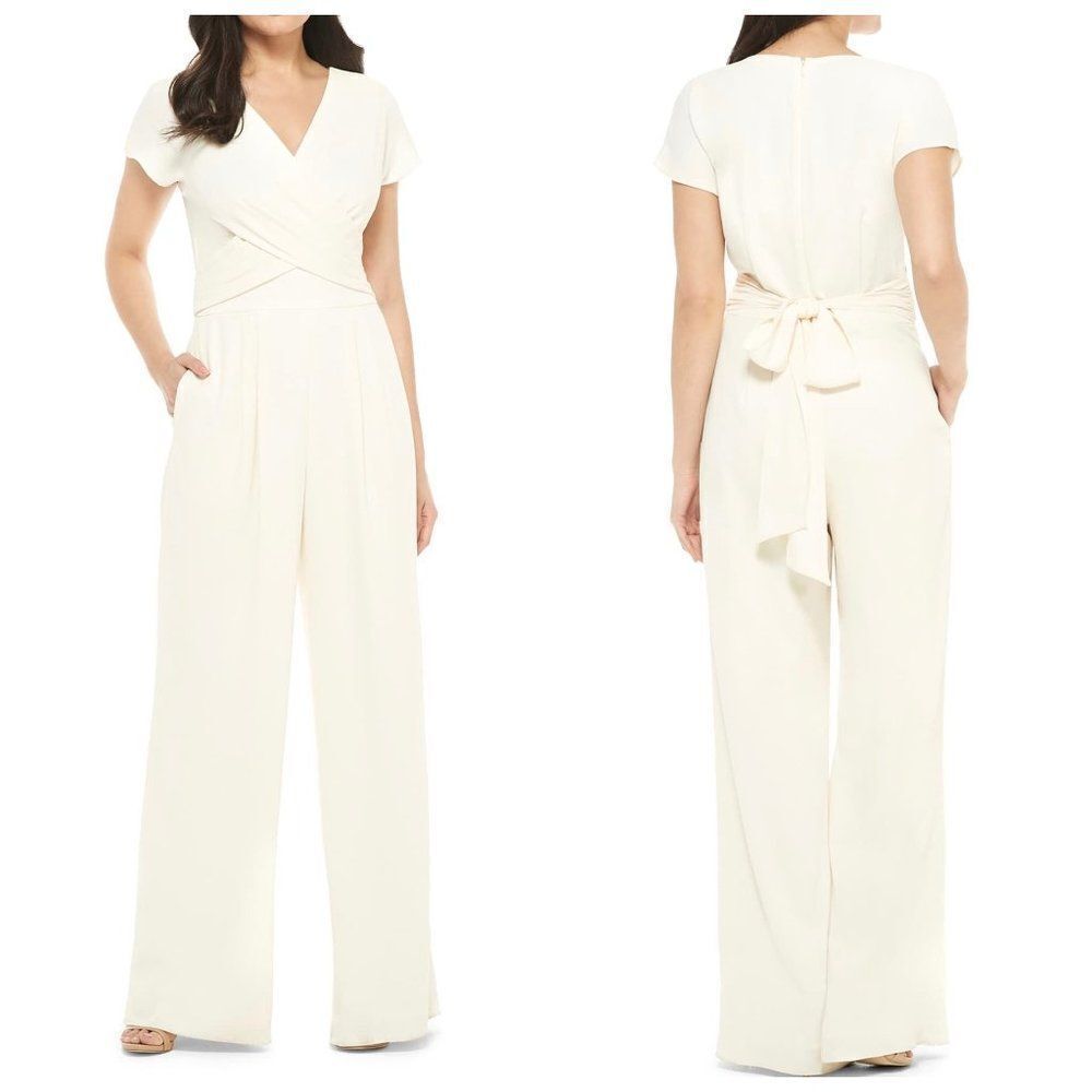 Gal Meets Glam Crossover Wrap Jumpsuit